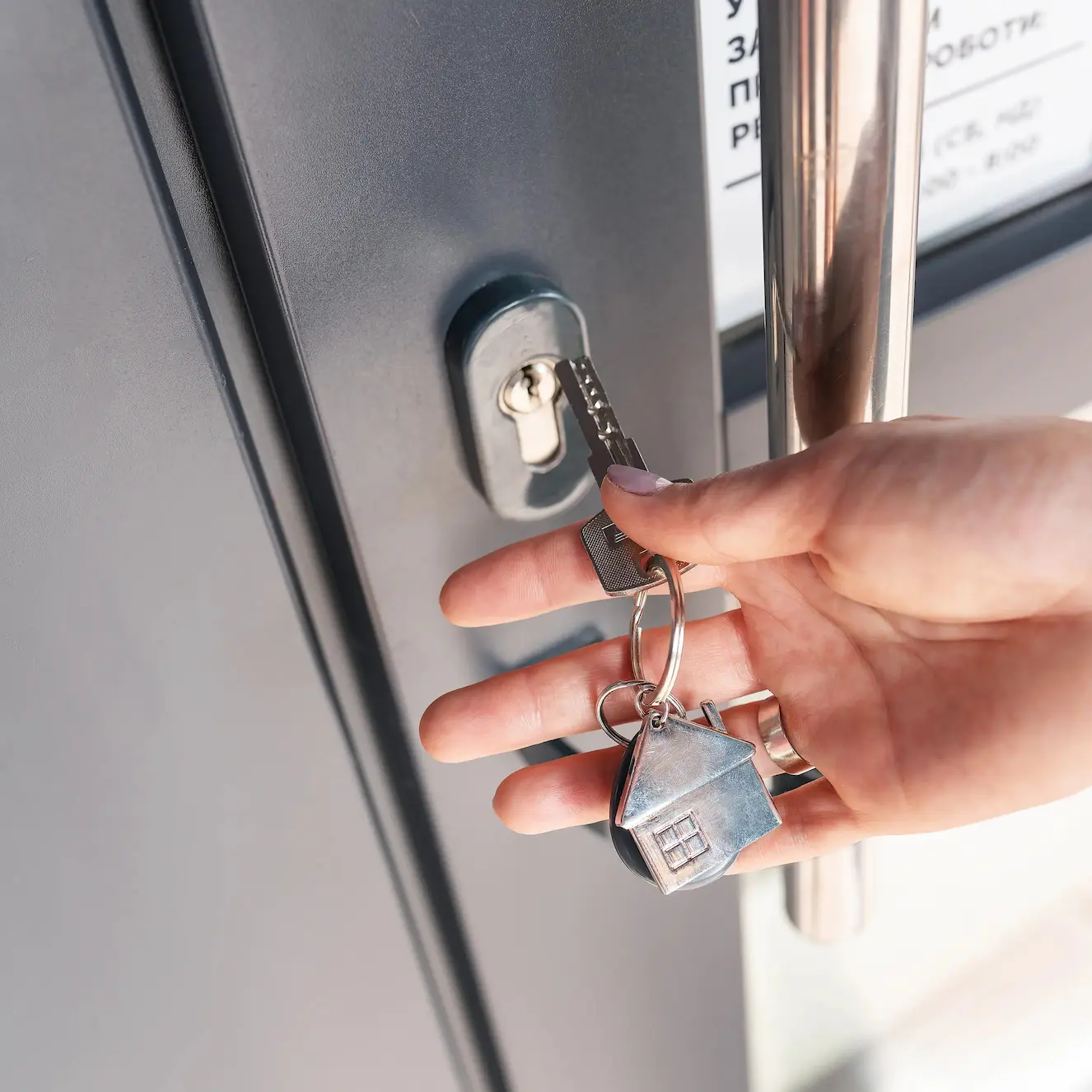 Image d'une porte fermée à clé a Hardelot